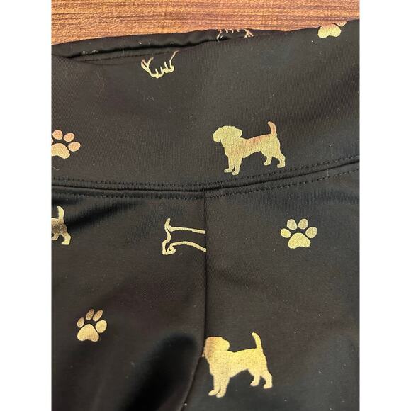 JUSTICE Girl’s Dog Print Athletic Leggings / Size: 6 - Picture 4 of 10